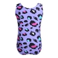 thumbnail image 3 of JanJean Kids Girls Ballet Dance Leotards One Piece Sleeveless Tank Gymnastic Tumbling Unitard Purple S, 3 of 7