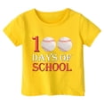 thumbnail image 1 of Icvfdpl T-Shirts pour Adolescentes, Imprimé Garçon Col Rond Manches Courtes T-Shirt Haut Doux pour la Peau Vacances 3-4 Ans, 1 of 4