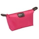 thumbnail image 4 of Neceser portátil de nailon, bolsa de maquillaje, neceser, monedero Rosa roja, 4 of 9