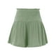 thumbnail image 4 of MKLEKYY Pantalones Cortos para Mujer, de Cintura Alta Elástica, Plisados, con Volantes, Bonitos, Informales y Fluidos para La Playa, 4 of 4