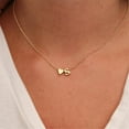 thumbnail image 2 of Minimalist Gold Heart Necklaces for Women A-Z 26 Letter Clavicle Chain Pendant Necklace Tiny Initial Choker Name Fashion Jewelry Gift, 2 of 8