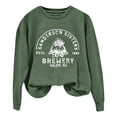 thumbnail image 2 of YVNAURA Halloween Graphic Letter Print Pullover Sweatshirt for Women Crewneck Long Sleeve Oversized Relaxed Fit Vintage Spooky Season Casual Fall Top 1 Pack, JN,S, 2 of 4