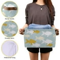 thumbnail image 7 of Coolnut Foldable Storage Bins Fish Fabric Storage Baskets Collapsible Decorative Baskets Closet Organizer Bins with PU Handles for Shelves Home Closet Bedroom Living Room-1Pack Decor Gifts, 7 of 7