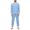 Sky Blue, variant on Dwelliawo Men Pajama Set Long Sleeve Henley Pjs Soft Modal Breathable Button Top Jogger Pants Lightweight Loungewear For Sleeping Daily Rest Dark Blue 2xL