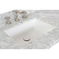 thumbnail image 2 of Bellaterra Home 430002-49-WMR 49 in. White Carrara Top, Rectangle Sink, 2 of 4