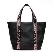 BIMBA Y LOLA Women Fashion Classic Handbags Shopper Multicolor Ladies Travel Shoulder Zipper Large Bag