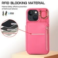 thumbnail image 2 of CNKOO 15/15Plus/15Pro/15PM Leather Case  Phone Protector Case Hanging Cord Multi Card Bag Convenient Payment Phone Case, 2 of 7