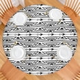 thumbnail image 2 of Bohemian Garden Party Tablecloth 44 Inch Round, Floral Spill-Resistant Elastic Fitted for 38-42 Inch Tables, 2 of 7