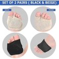 thumbnail image 2 of 2 Pairs Of Metatarsal Pads For Women. Gel Pads For Metatarsalgia. Metatarsal Pads, 2 of 3