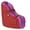 Red, variant on Ehucon Egg Crate Foam Heel Protector Bed Sore Pillow Cushion for Pressure Sores Foot, 1 Count Purple