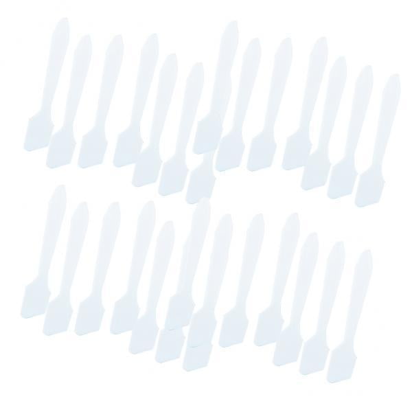 Mini Espátula Cosmética,Espátulas de plástico,Cuchara de maquillaje para mascarilla pequeña,Herramienta para mezclar mascarillas,Cuchara Mascarilla Crema Facial,Herramienta de 2 piezas
