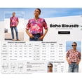 thumbnail image 3 of BTFBM Summer Blouses for Women Dressy Casual Fashion Spring Tops Floral Boho V Neck Puff Short Sleeve Top Shirts, 3 of 7