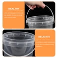 thumbnail image 5 of 10 Pcs 32 oz Deli Containers with Lids and Handles Square Plastic Food Storage Containers Saver Restaurant Stackable Containers for Meal Food Prep Kitchen Party Supplies, 5 of 9