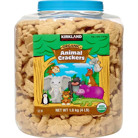 Organic Animal Crackers, 4 lbs