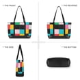 thumbnail image 6 of FORMRS Laptop Tote Bag for Women with 15.6" Computer Compartments Handbag, Blue Checkered Pattern, 6 of 7