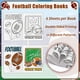 thumbnail image 3 of Libro de colorear Dvbonike Football 24 piezas DIY para niños con crayones, 3 of 7