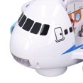 thumbnail image 2 of Kids Electric Airplane Toy Lights Music Openable Door High Simulated Aircraft Model with Water Mist Spray Blue, 2 of 4