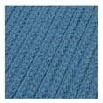 thumbnail image 2 of Colonial Mills 2' x 4' Azure Blue Rectangular Reversible Braided Area Rug, 2 of 2