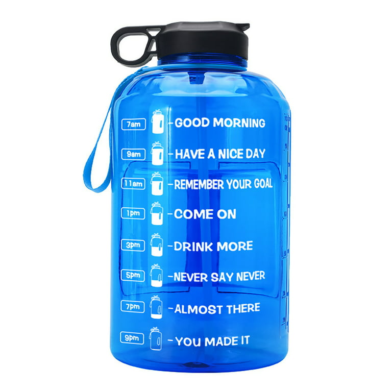 SDJMa Water Bottle With Times To Drink - 3.7L Water Bottle With Straw - Water  Jug - Motivational Water Bottle - Large Water Bottle - Sports Water Bottle  With Time Marker for Gym 