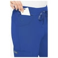 thumbnail image 4 of MED COUTURE Women Scoop Pocket Pant, Color: Royal, Size: S (8733P-ROYL-S), 4 of 5
