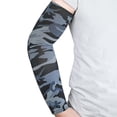 thumbnail image 2 of 2 pares de mangas de protección solar UV para hombres y mujeres, mangas deportivas de compresión y enfriamiento (gris claro), 2 of 5