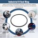 thumbnail image 5 of Arandela de Junta TóRica Flexible Industrial Goma Negra 110 Mm X 5, 5 of 5