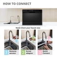 thumbnail image 4 of COMFEE' Energy Star Countertop Dishwasher, 6 Place Settings & 8 Programs, Speed/Baby-Care/Eco/Glass, Black, 4 of 12