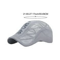 thumbnail image 2 of Jiibva Men Quick Dry Hat Golf Driving Cycling Sports Letter Print Newsboy Flat Ivy Summer Baseball Caps Breathable Net Mesh Sunhat, 2 of 7