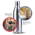 thumbnail image 2 of Botella de acero inoxidable con aislamiento al vacío Gteller 350mL-1L, 2 of 8