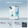thumbnail image 2 of Pour iPhone 16 Pro Max Étui, Compatible avec MagSafe, Protection Antichoc de Qualité Militaire, Étui Magnétique pour iPhone 16 Pro Max, Étui Hybride Classique (HaloLock), Transparent, Vert, 2 of 5