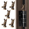 thumbnail image 1 of Tope decorativo para bisagra de puerta WLHYHH, gato, bronce, imán, set de 5, 1 of 7