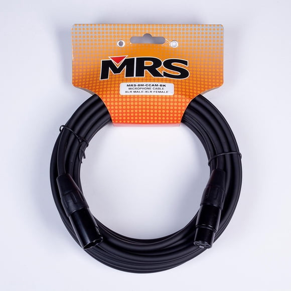 MORRISON Cable para Micrófono de 8 m XLR MRS-8M-CCAM-BK MORRISON negro 18.5x4x22