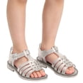 thumbnail image 5 of SBYOJLPB Toddler Sandals Open Toe Baby Girls Cute Jelly Colors Hollow Out Nonslip Soft Sole Roman Sandals, 5 of 9