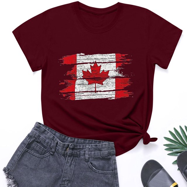 Binmer T-Shirt à Manches Courtes Imprimé pour Femmes