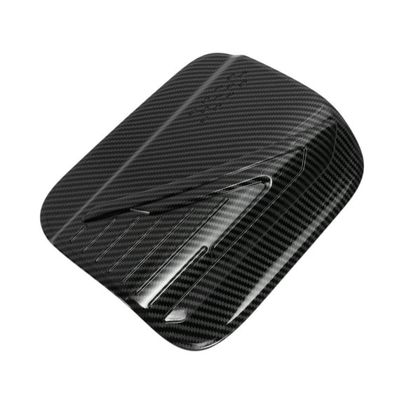 Fuel Tank Door Cap for Toyota Camry 2025 Fuel Filler Flap Cover Adhesive Type Carbon Fiber Black ABS