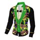 thumbnail image 5 of TaTaai Ladies Fashion Mardi Gras Print Long Sleeve Loose Casual Shirt Unisex Lapel Button Down Blouse Holiday Top for Daily Office Party Streetwear Spring Summer Wear Gift, 5 of 9