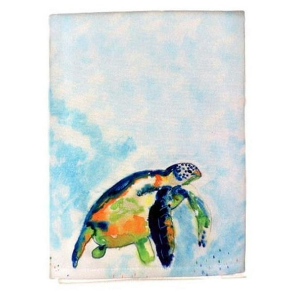 Betsy Drake GT134 Blue Sea Turtle Guest Towel