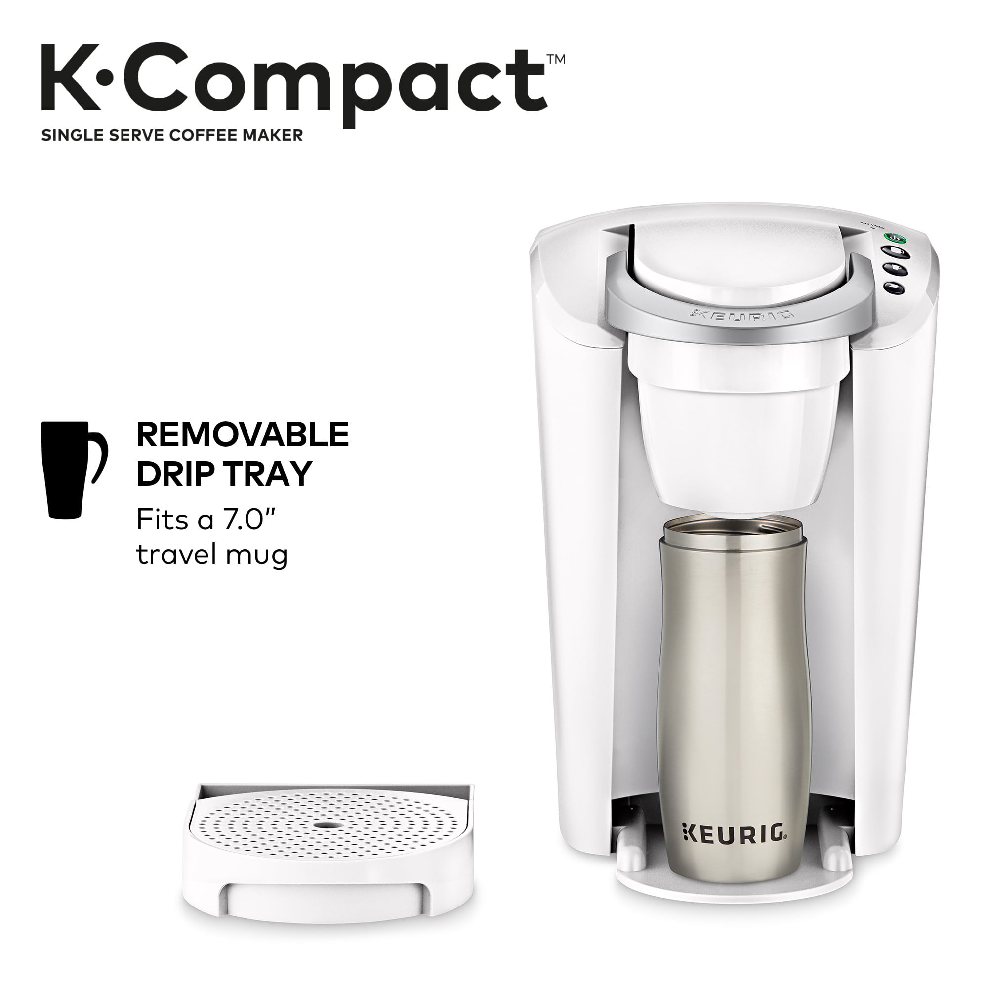 Keurig K-Compact Single-Serve K-Cup Pod Coffee Maker, Black