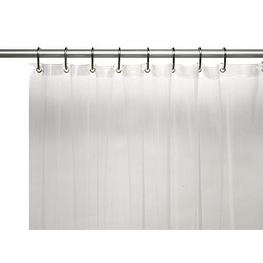 Vinyl Shower Curtain Liner, Extra Long Clear Shower Curtain Liner 96