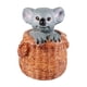 thumbnail image 1 of Figura de Koala de simulación, escultura de Animal Koala, figura de oso Koala realista para bricolaje, ayuda para enseñanza de paisajismo, juguetes de Cesta, 1 of 8