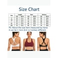 thumbnail image 3 of YouLoveIt Women's Sports Bra Seamless Paded Cross Back Support Comfortflex Fit Bra Yoga Bras Beauty Back Gym Workout Fitness Yoga Bra Workout Bra Top, 3 of 7