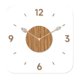 thumbnail image 1 of Reloj de pared decorativo nórdico creativo acrílico versátil silencioso para la pared Cuadrado de 30 cm x 30 cm, 1 of 9