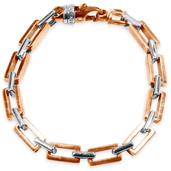 Pompeii Men's Link 14k Gold (57gram) or Platinum (93gram) 8mm Bracelet 9" (,)