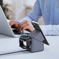 thumbnail image 3 of YIGSECU 15W Charging Hub Adjustable Phone Stand And Minimalist Digital Clock, 3 of 10