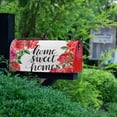 thumbnail image 5 of Post Letter Box Cover Home Sweet Home Mailwraps&nbsp;Mailbox Covers with Magnetic Strips 21×18 Inch Perfect for Outdoor Display Red Roses Watercolor Vivid Plants Flowers in Full Bloom,Postbox Cover, 5 of 6