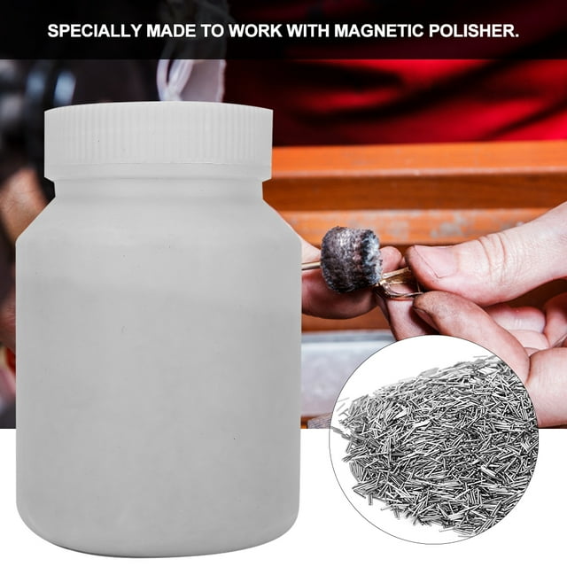 Pin 1000g 0,5mm Pasadores De Pulido De Acero Inoxidable Herramienta Pulidora Magnética Para Acabado De Fundición De Joyería