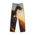 thumbnail image 6 of Daiia Seaside Sunset Cool Dragon Men's Sleep Pant with Pockets and Drawstring,Pajama Pants-Small, 6 of 9