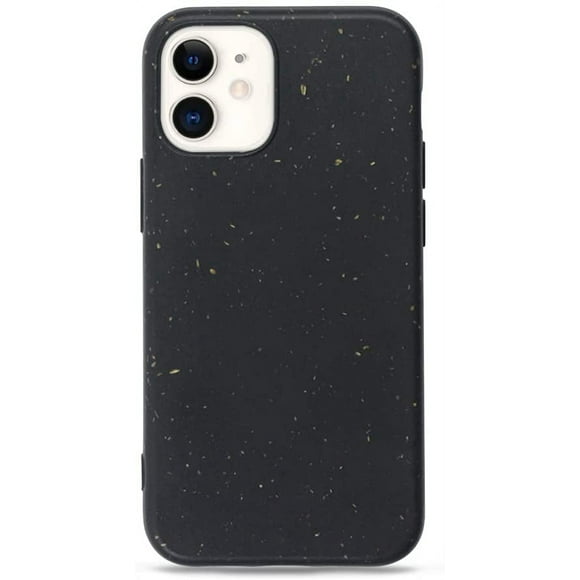 ORUYROP Biodegradable iPhone case, Eco-Friendly iPhone case, Compatible with iPhone 11 case, Black iPhone 11 case, Classic iPhone case (Black, iPhone 11)