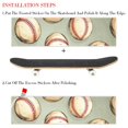 thumbnail image 2 of Baseball Skateboard Grip Tape Stickers Pack of Two - Emery Surface, PVC Backing, 8.8x32.6in/22.4x83 cm., 2 of 5