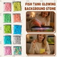 thumbnail image 3 of Glowing Decorative Stone Pebbles, Glowing Pebbles for Garden Outdoor, Decorative Rocks for Potted Plants, Glow in The Dark Pebbles Outdoor, 1 Bag of Cyan Luminous Pebbles for, 3 of 6
